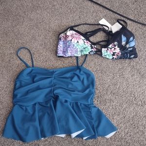 Two women's swimsuits tops